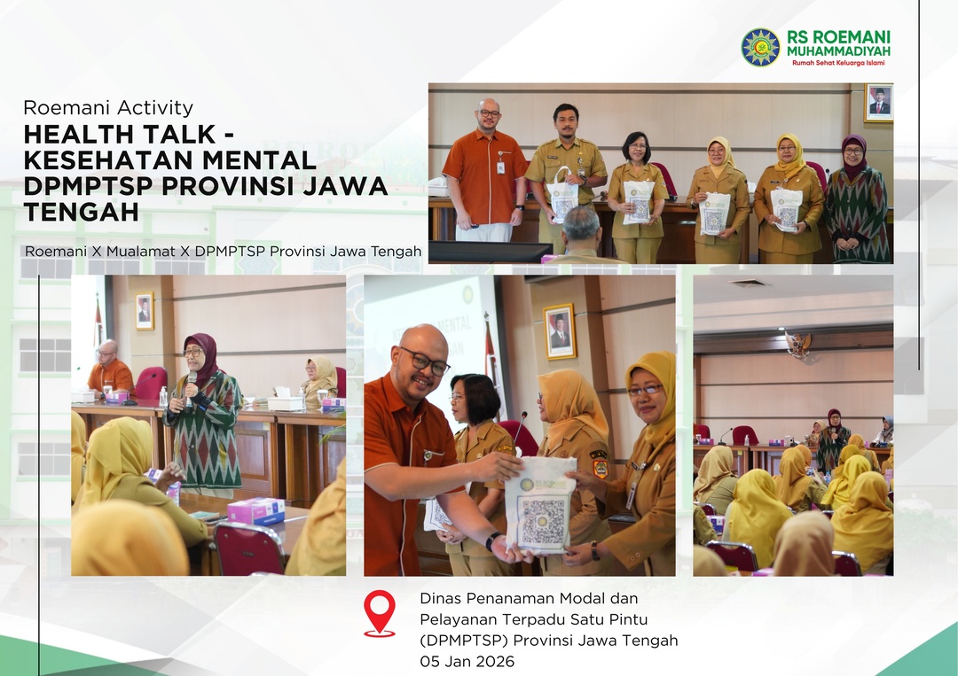 Roemani News: RS Roemani dan Bank Muamalat Hadirkan Edukasi Kesehatan Mental bagi Pegawai DPMPTSP Provinsi Jawa Tengah